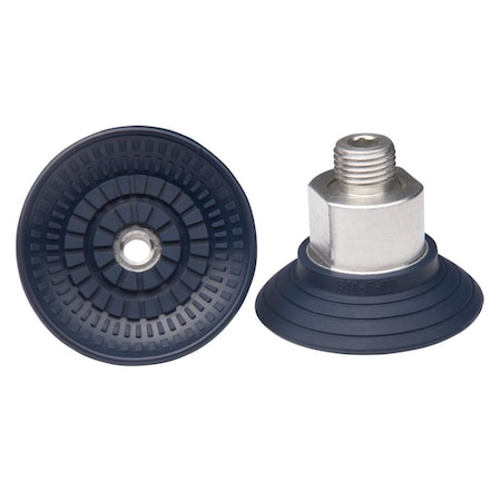 Fipa Flat vacuum cup diam. 50 mm, NBR blue, fitting G1/4-male 103.050.042.1